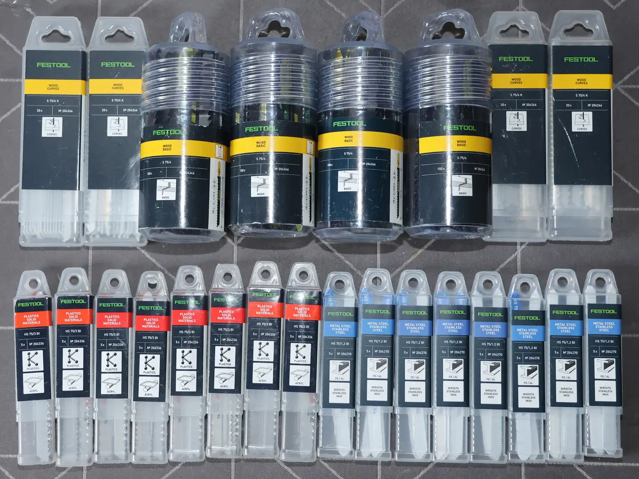Billede 1 - Festool stiksavklinger, træ, metal, plast