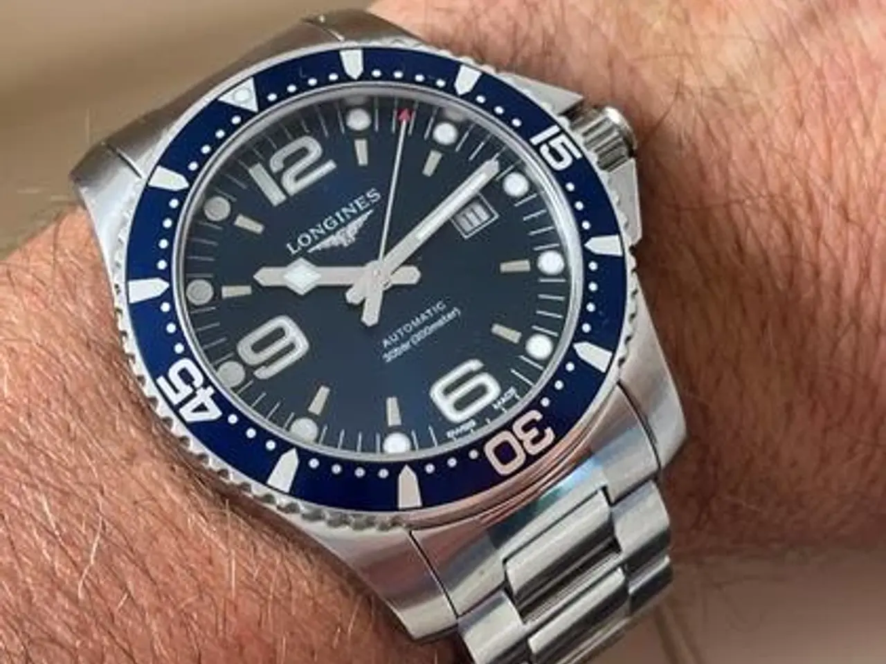 Billede 6 - Longines Hydro Conquest Blå Ø44