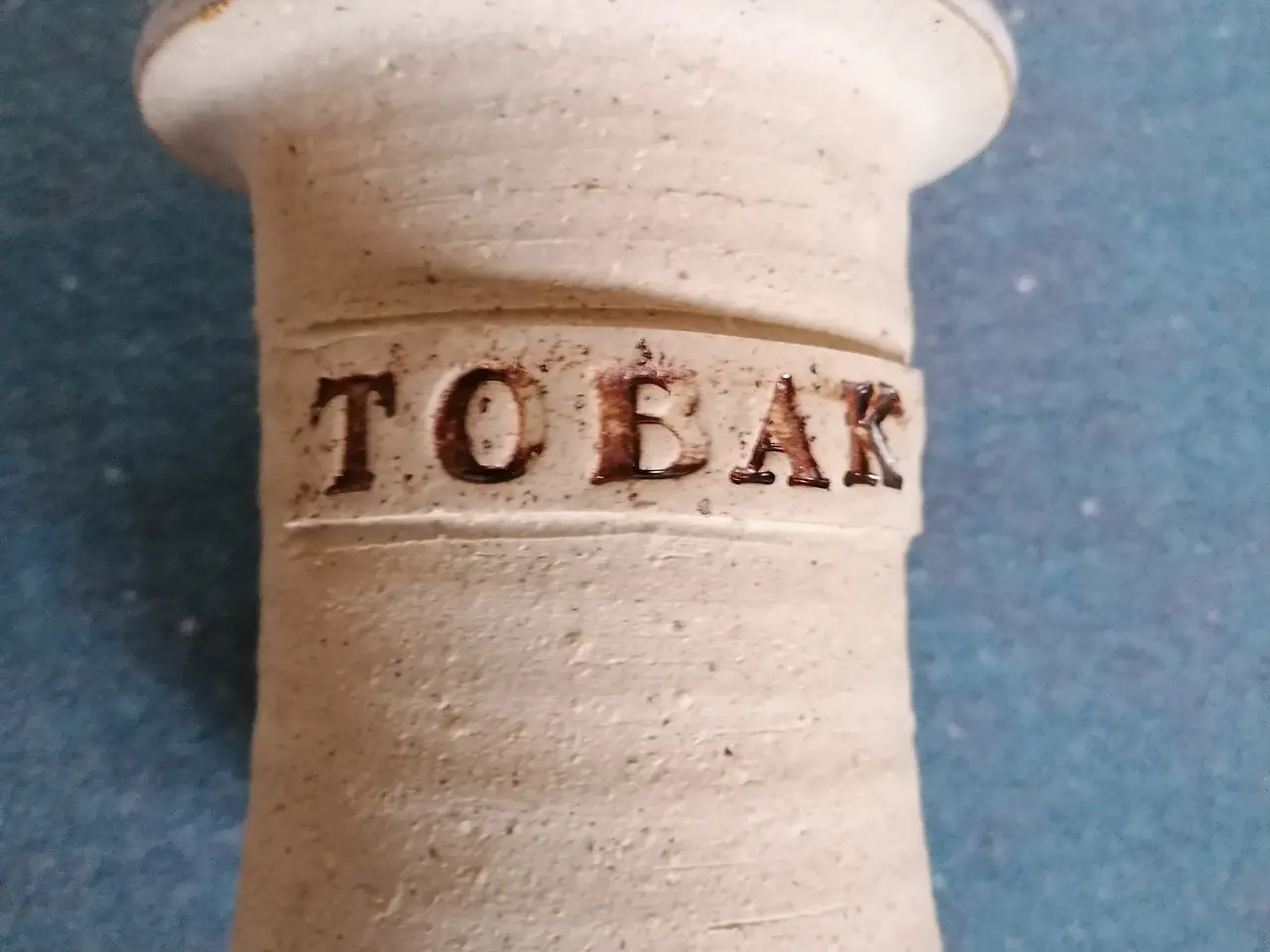 Billede 3 - Flot Tobakskrukke med Korkprop