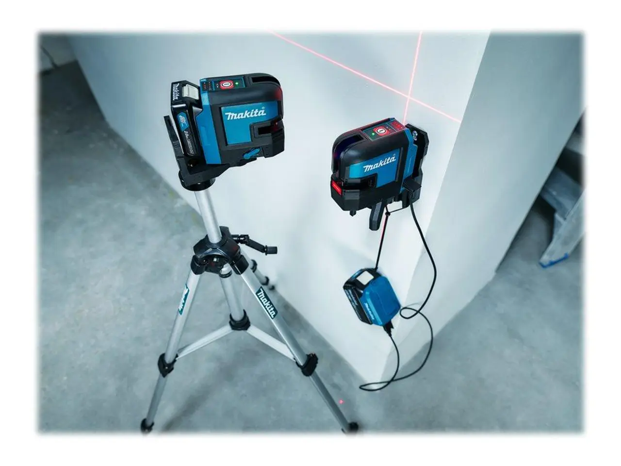 Billede 3 - Makita SK105D krydslaser - rød laser, selvnivellerende