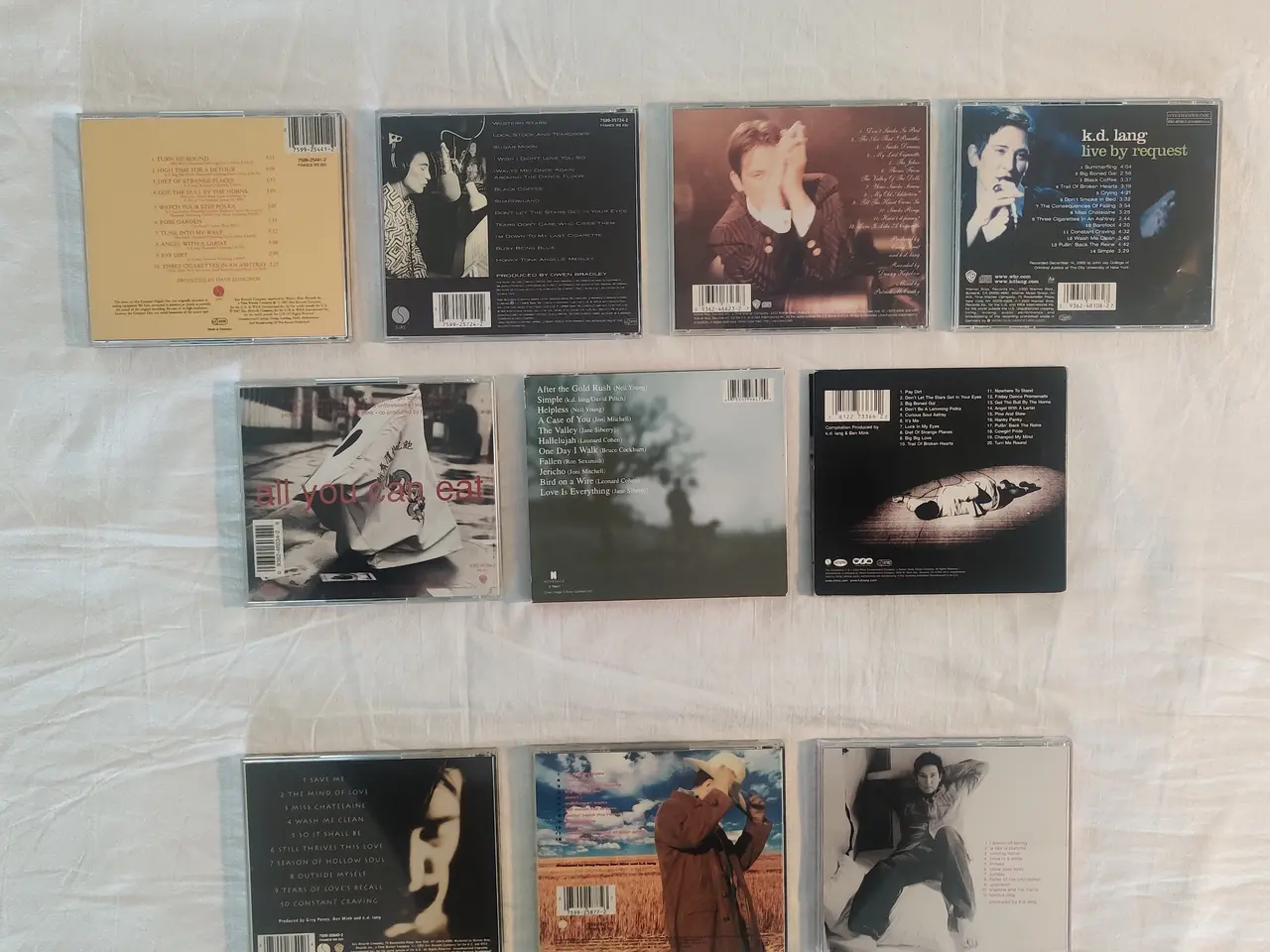 Billede 1 - k.d. lang fra 1987 - 2008 – 10 CD’er