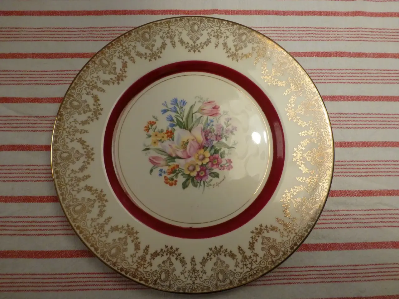 Billede 1 - Staffordshire Myott 2745 Tallerken