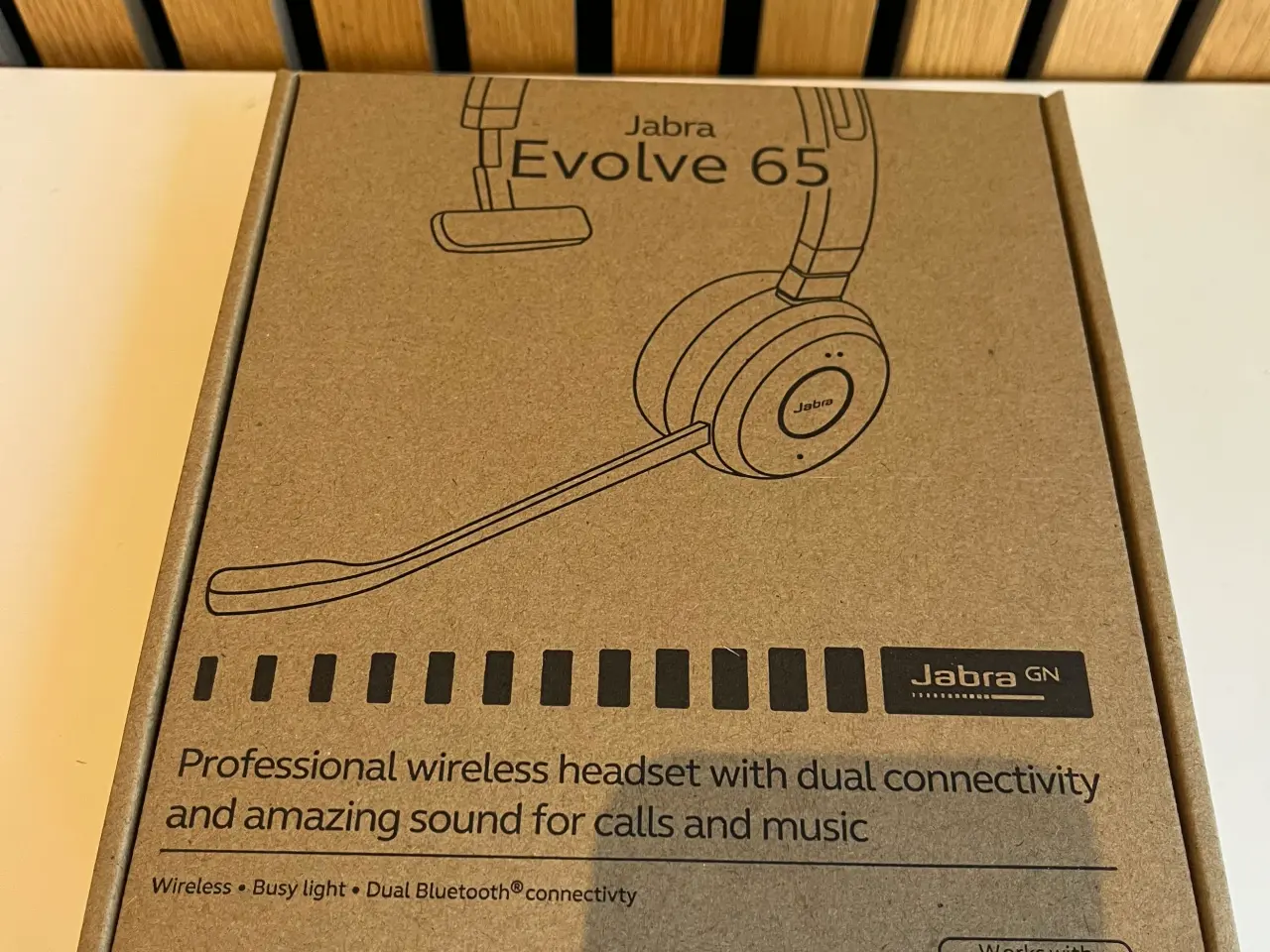 Billede 2 - Jabra Evolve 65 headset trådløst