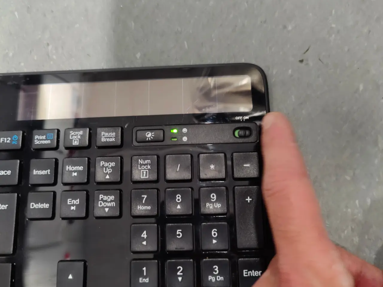 Billede 3 - Logitech k750 solcelle tastatur