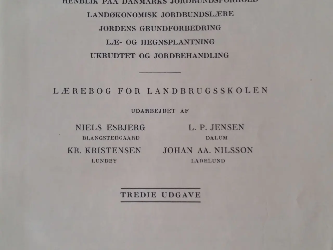 Billede 3 - Agerdyrkningslære med tillæg farvelagte billeder.