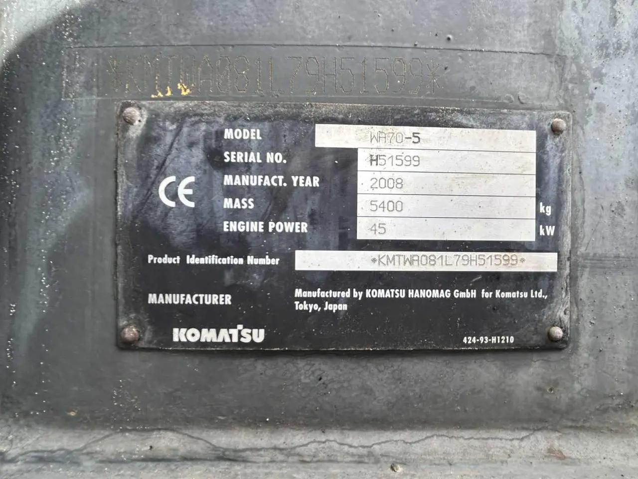 Billede 10 - Komatsu WA70-5