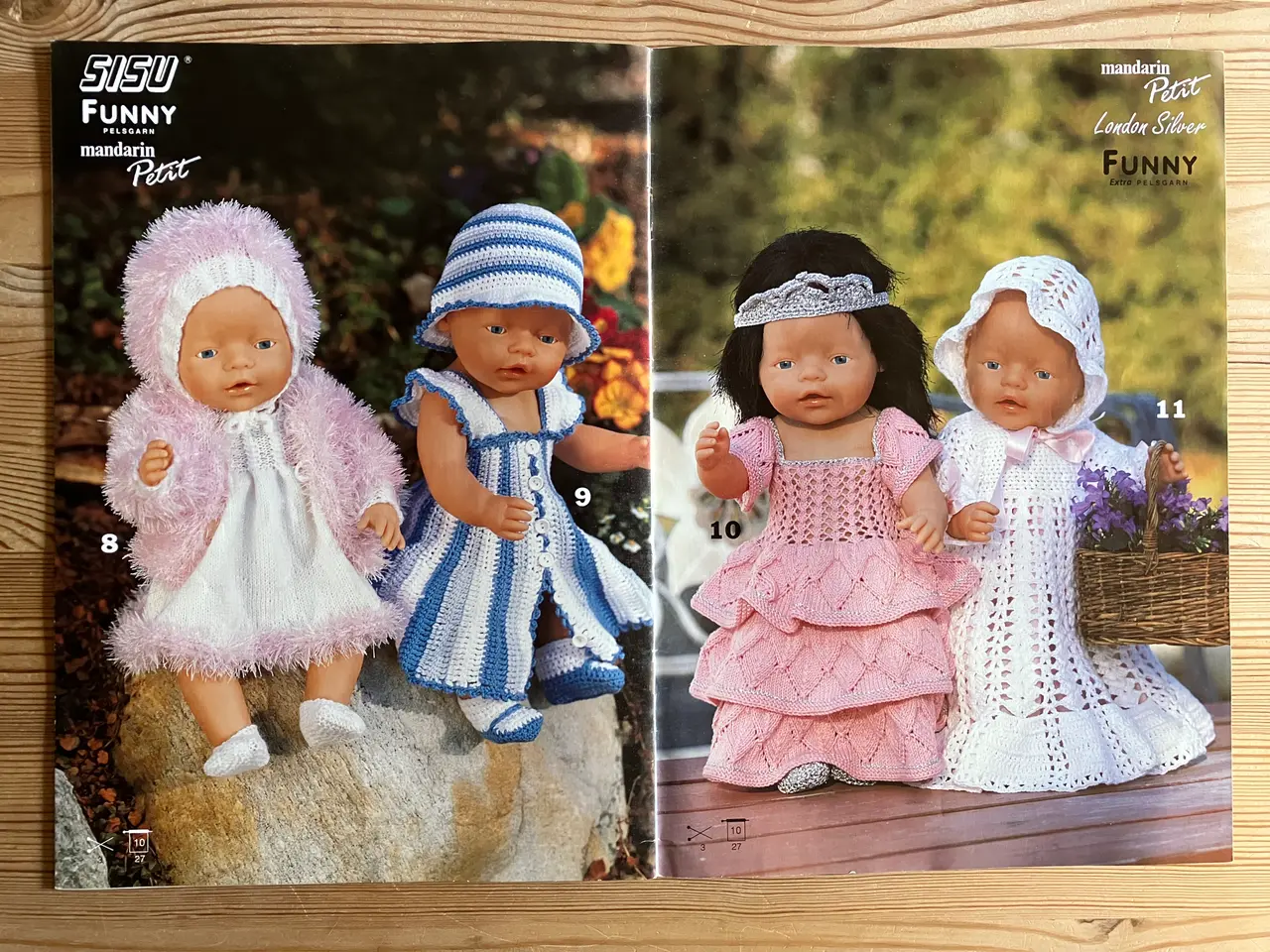 Billede 12 - 2 Sandnes Babyborn dukkehæfter, nr. 204 og nr. 306