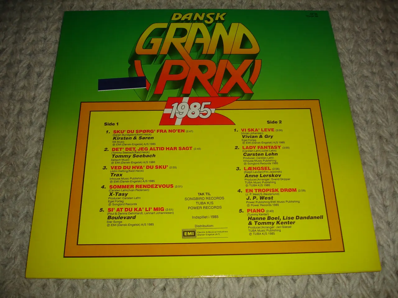 Billede 3 - (Sender gerne) Dansk Melodi Grand Prix 1985