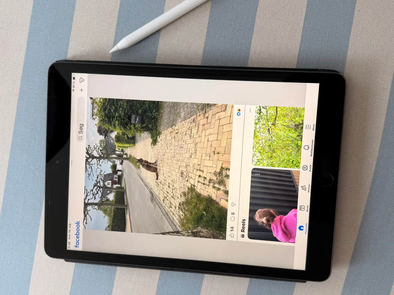 Billede 6 - Komplet iPad med tastatur, pen samt med sim kort