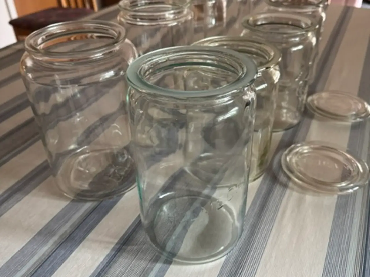 Billede 1 - Henkogningsglas / Syltekrukker gamle