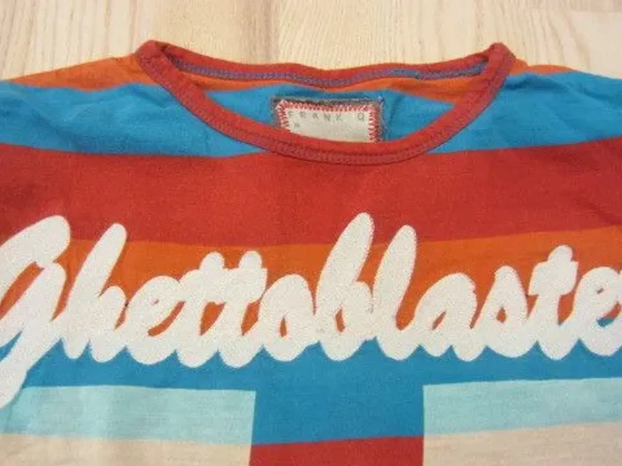 Billede 2 - Str. M, stribet t-shirt