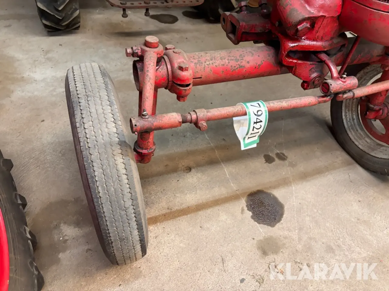 Billede 4 - Veterantraktor International Harvester Super A med plov