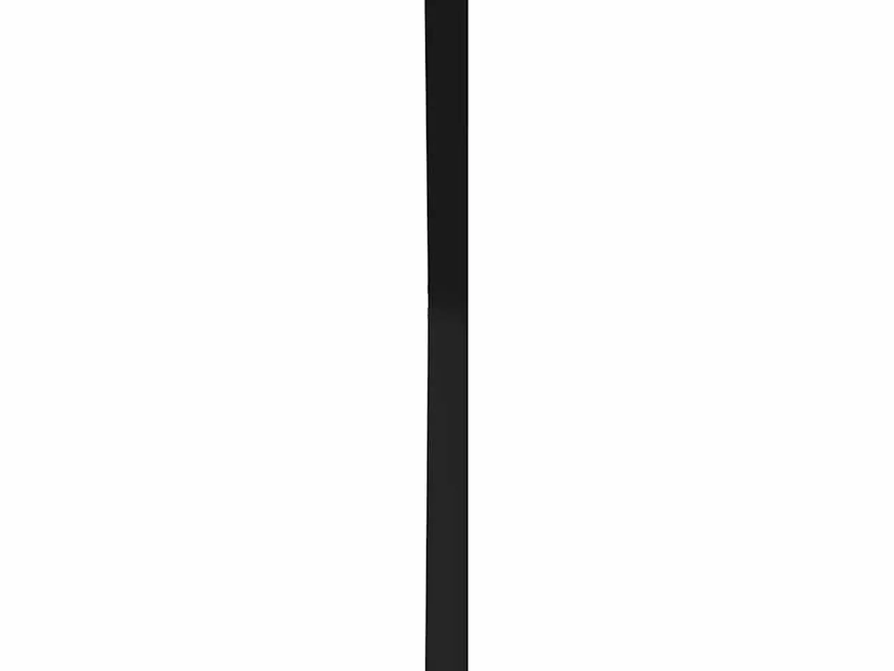 Billede 6 - Spisebordsben i stål - X-form, 2 stk., sort, 70 × (72-73) cm