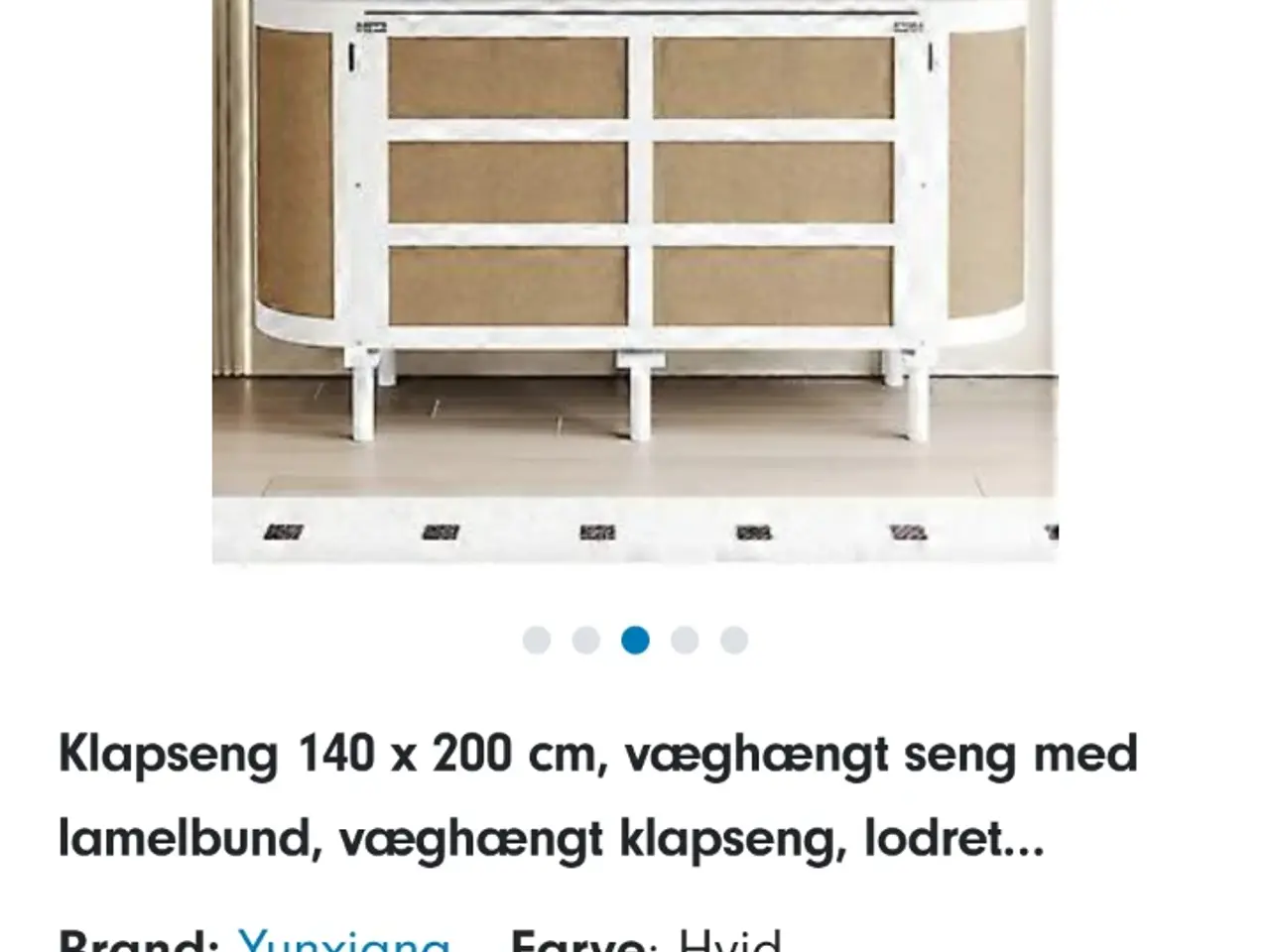 Billede 1 - Seng der kan foldes væk