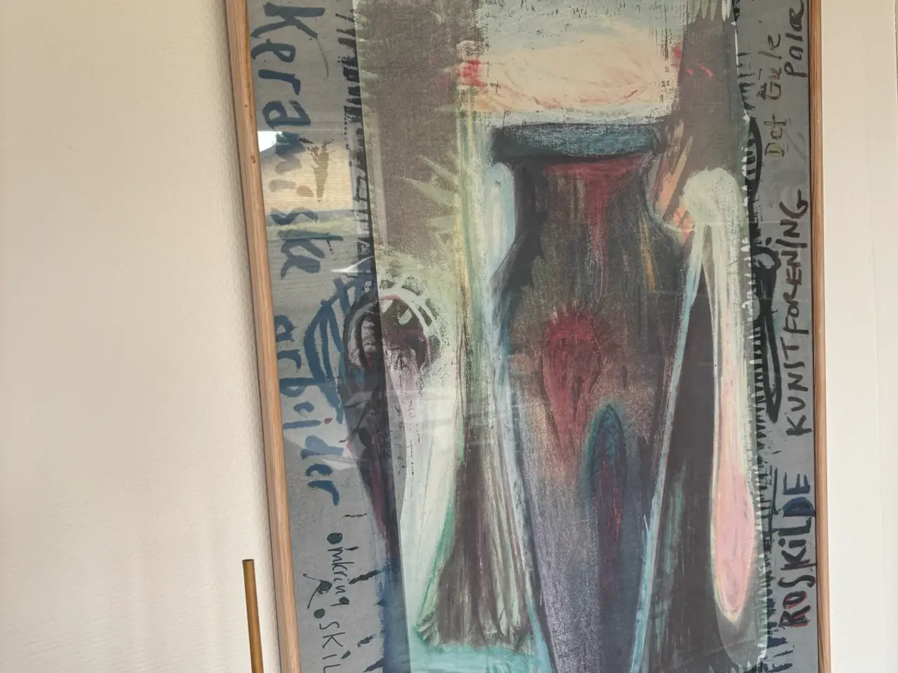 Billede 1 - Peter Brandes kunstplakater i træramme