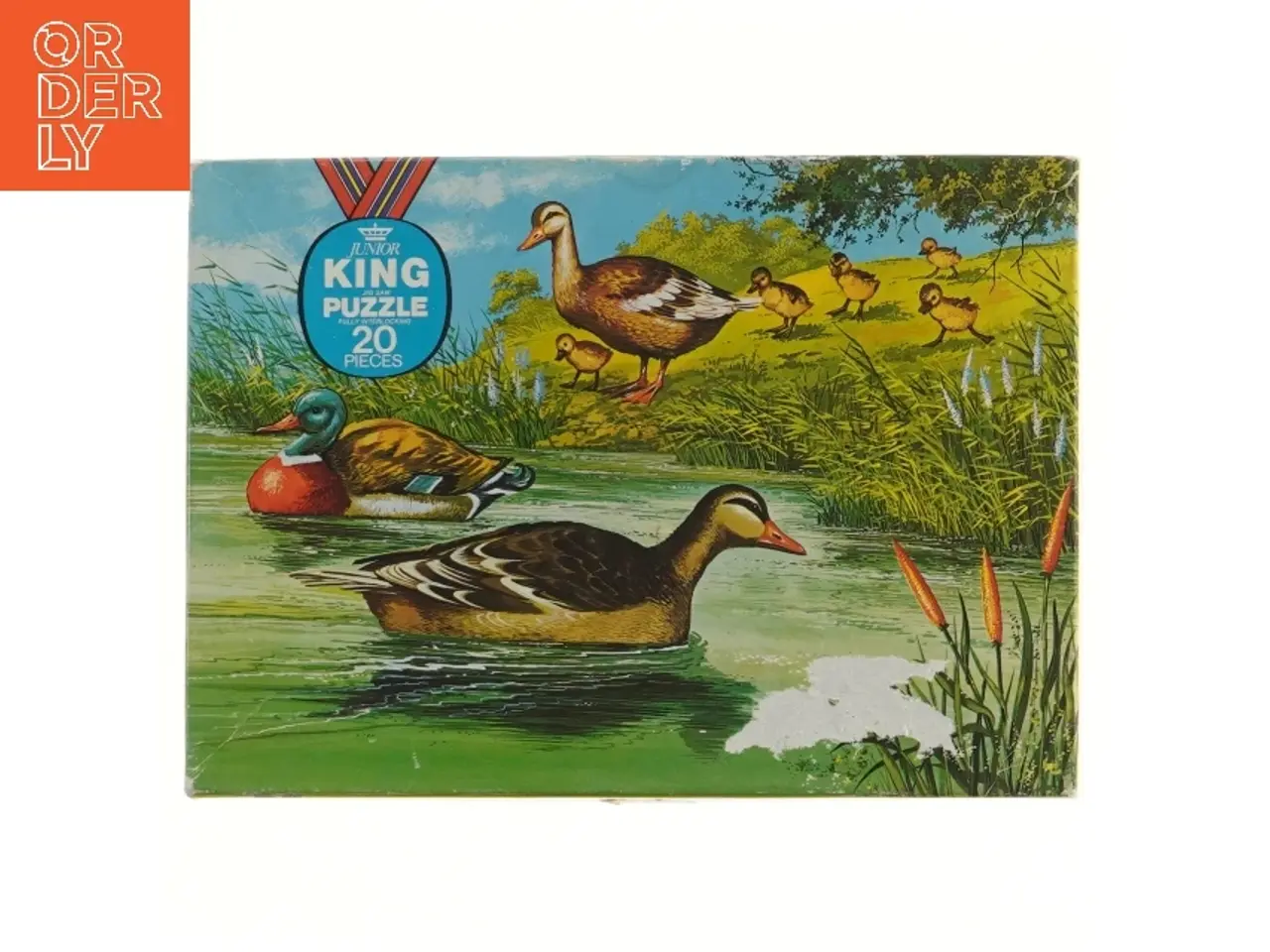 Billede 1 - King Puzzle med ænder - 20 brikker (str. 20 brikker cm)