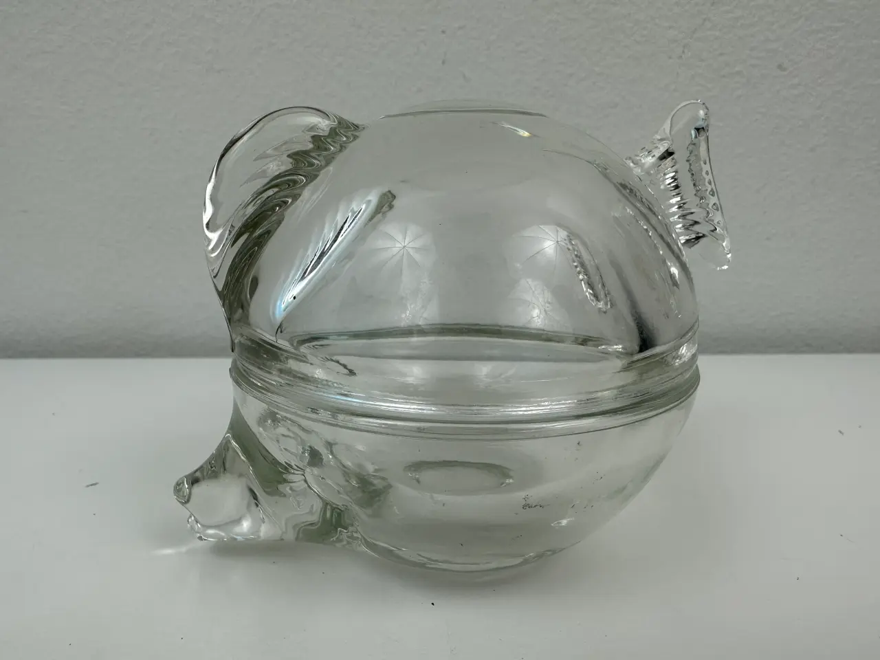 Billede 1 - Vintage glasskål/ fisk