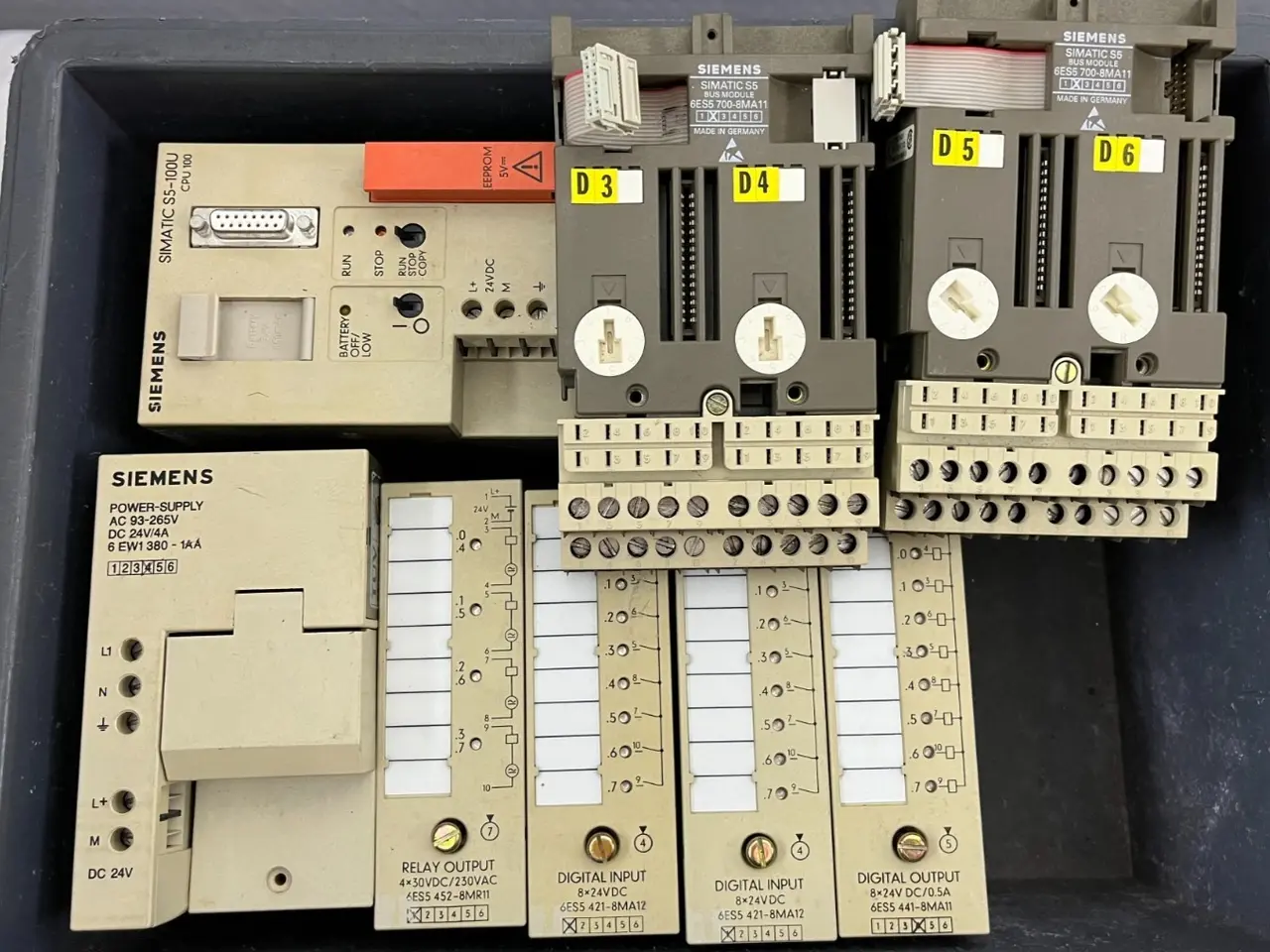 Billede 1 - Siemens S5-100U CPU 100 PLC parti strømforsyning,