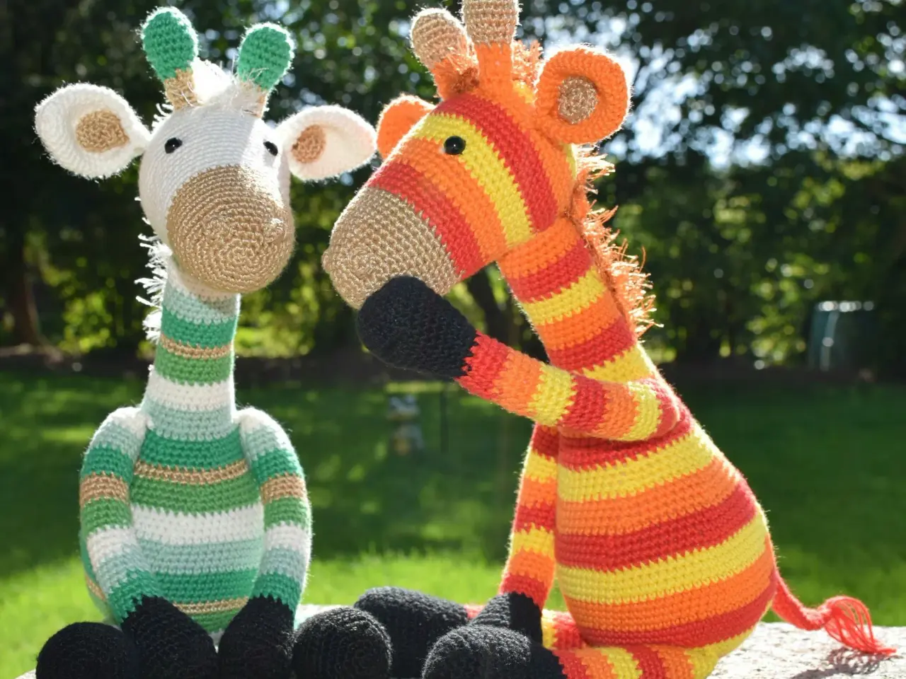 Billede 1 - Hæklede giraffer
