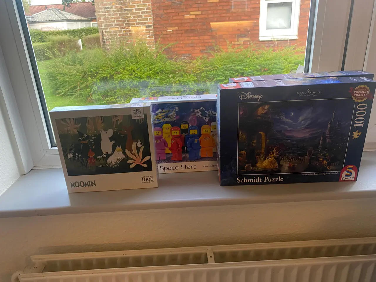 Billede 2 - 4 Puslespil til salg. Disney, Moomin, Lego