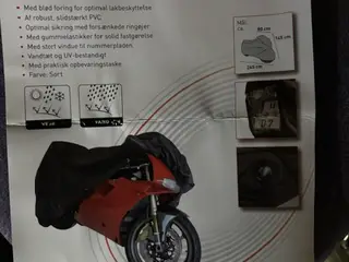 Motorcykel betræk, har kun været brugt 1 sæson