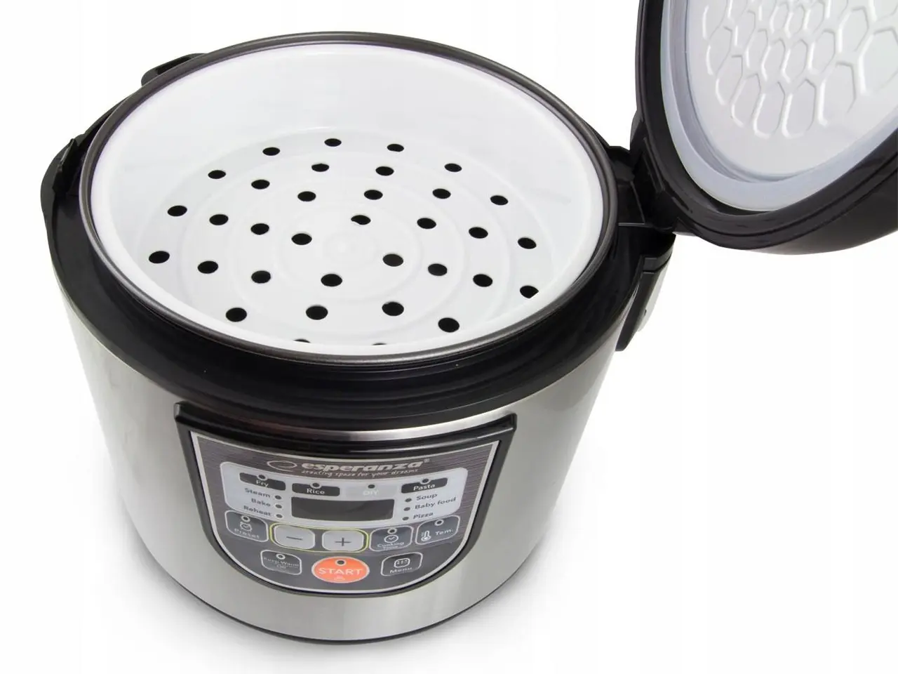 Billede 13 - Multicooker 5 l - Esperanza EKG011, 860 W, sort/rustfrit stål