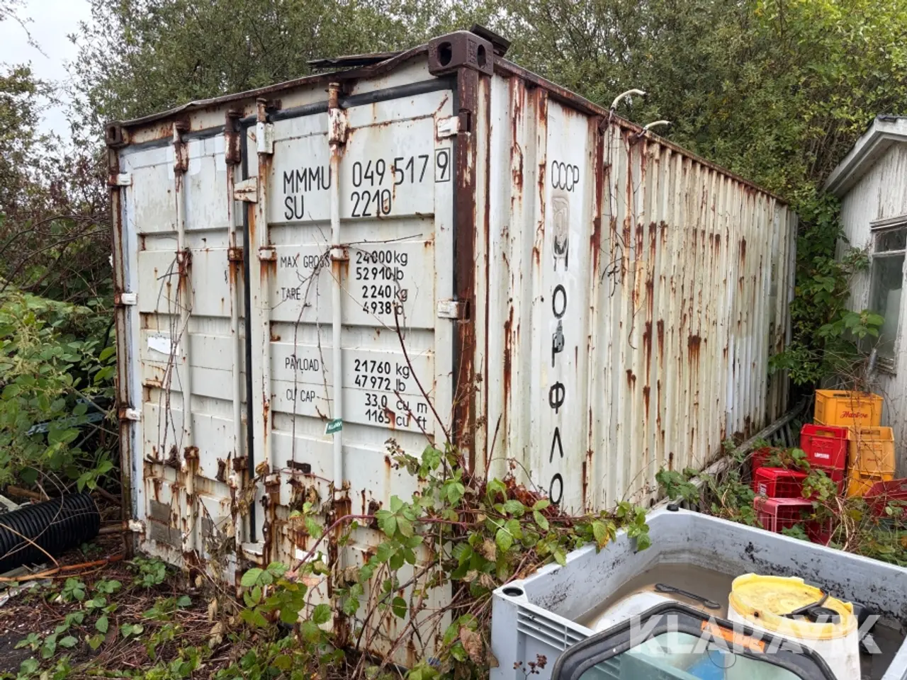 Billede 1 - 20 fods container Pernctp cccp 24000kg - med inventar