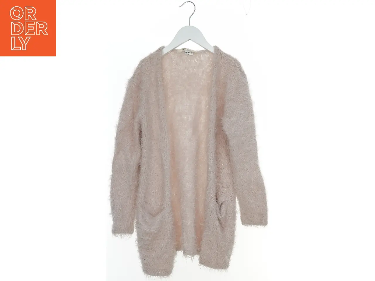 Billede 1 - Lang lodden cardigan fra H&M (str. 140)