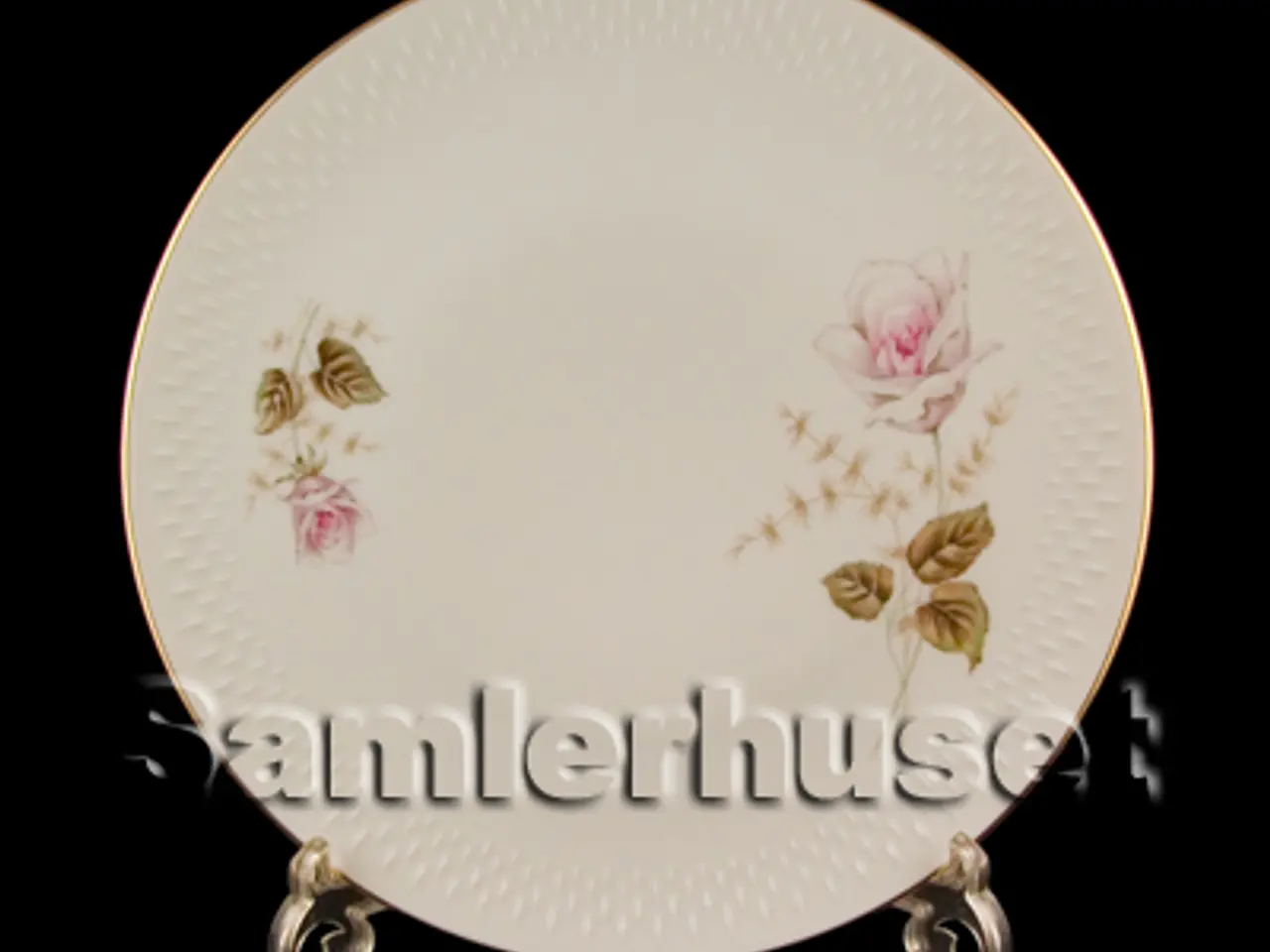 Billede 1 - Edelstein Rose Tallerken Flad 21 cm.