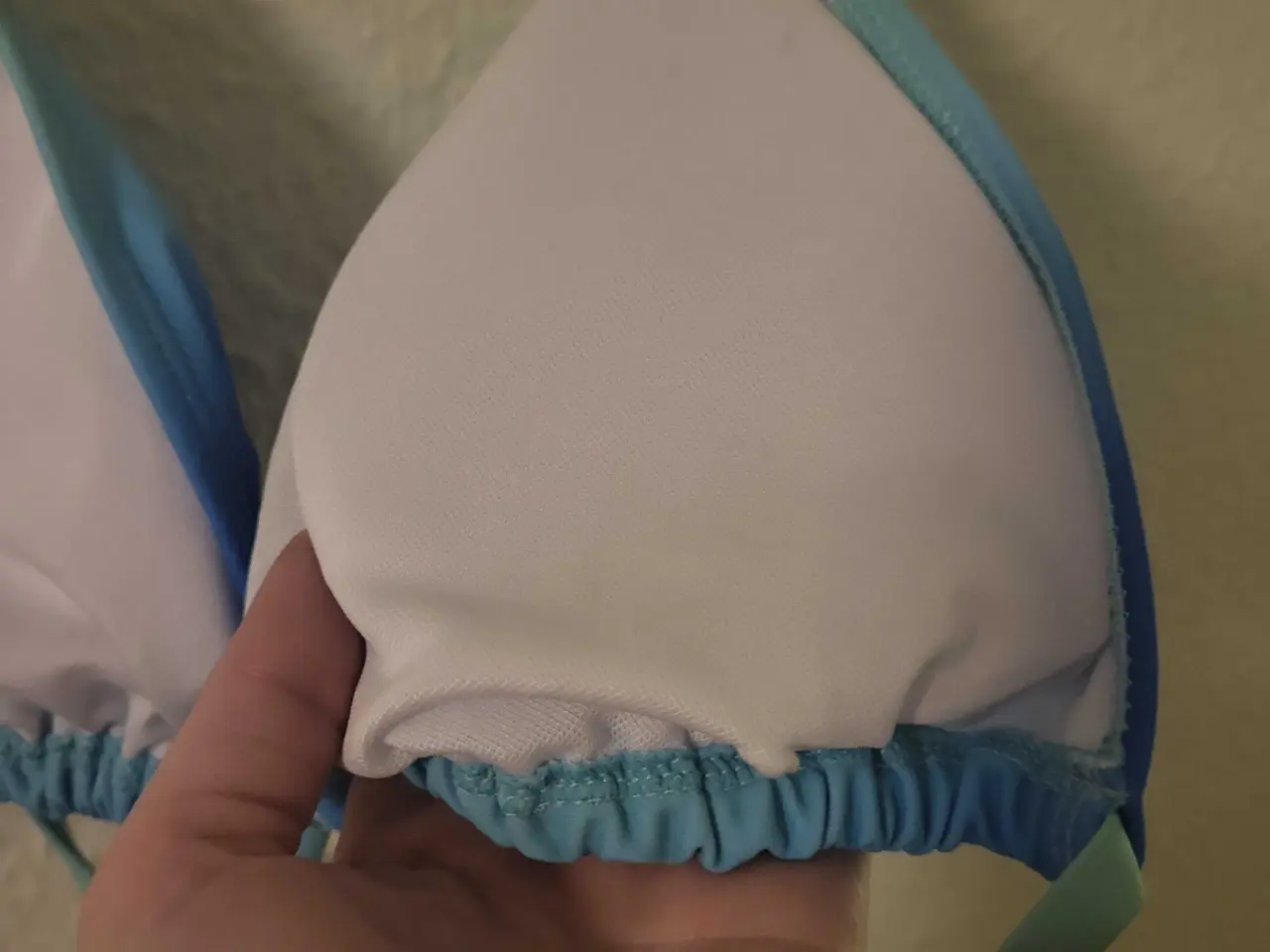 Billede 6 - Blå&Turquoise Bikini Med Nederdel