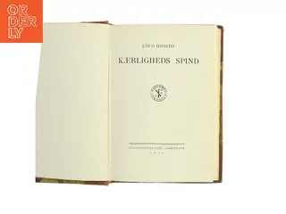 Kærligheds spind af Knud Hjortø (Bog)