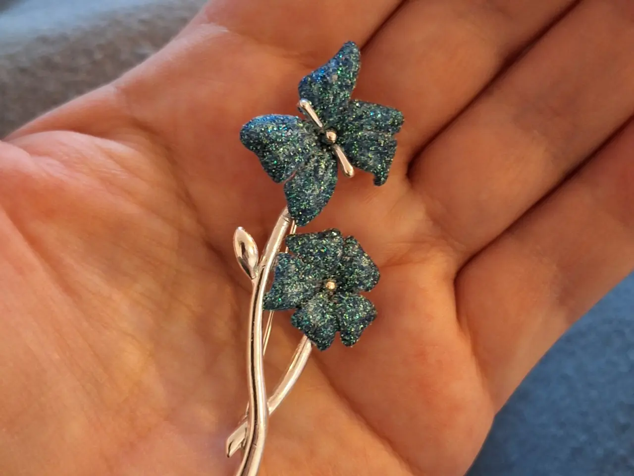 Billede 5 - Blomster broche