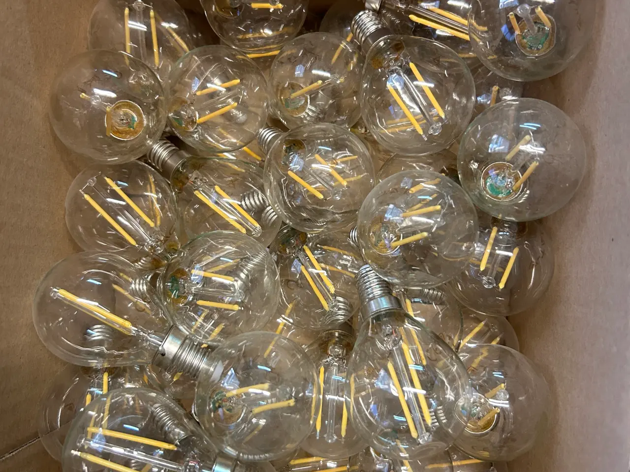 Billede 1 - 49 stk Retro LED Kronepærer