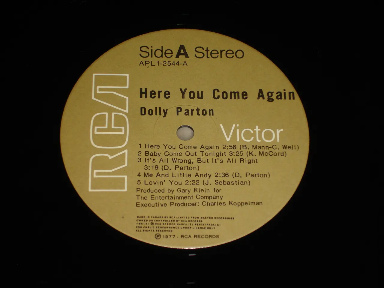 Billede 4 - (Sender gerne) Dolly Parton – Here You Come Again