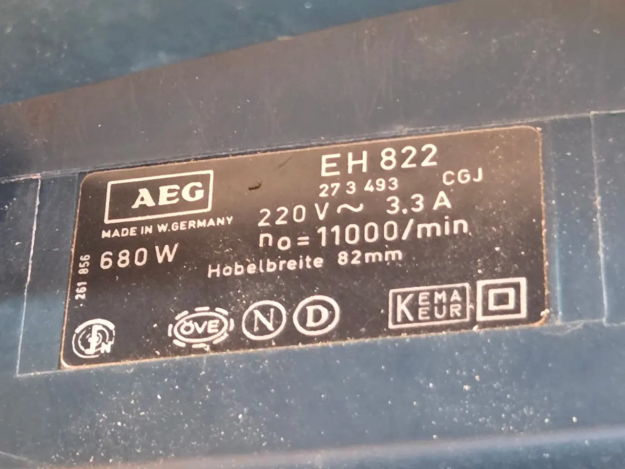 Billede 5 - AEG EH 822 el.høvl virker perfekt