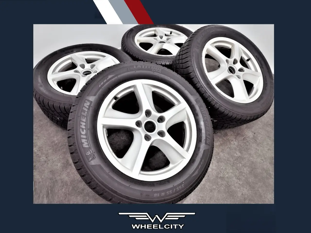 Billede 1 - 5x130 18" ET50 Porsche Cayenne vintersæt