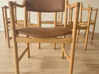 6 originale Wegner CH50 spisebordsstole i massiv e