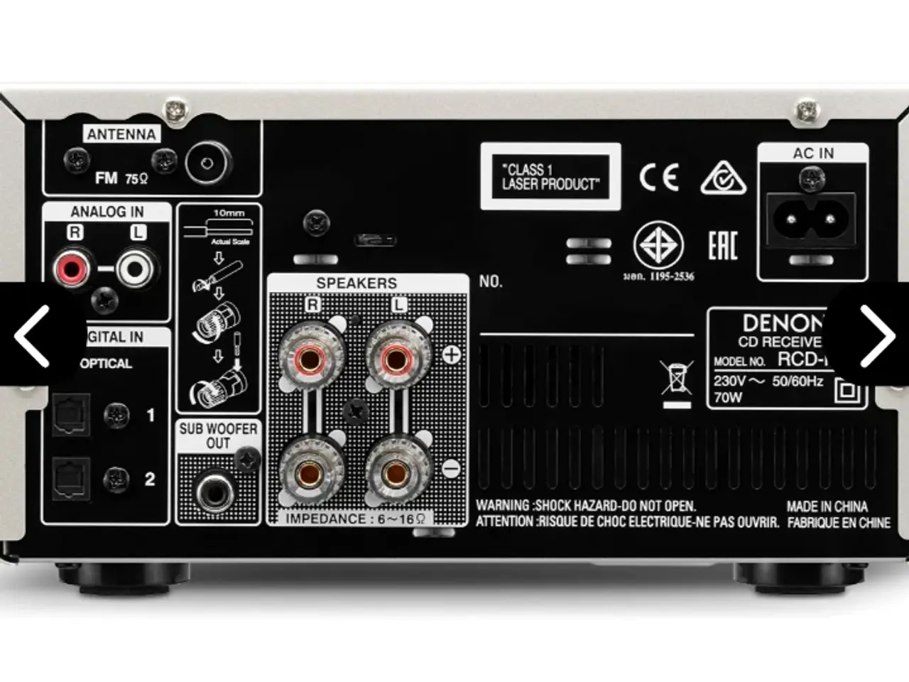 Billede 3 - Denon cd receiver RCD-M40 DAB
