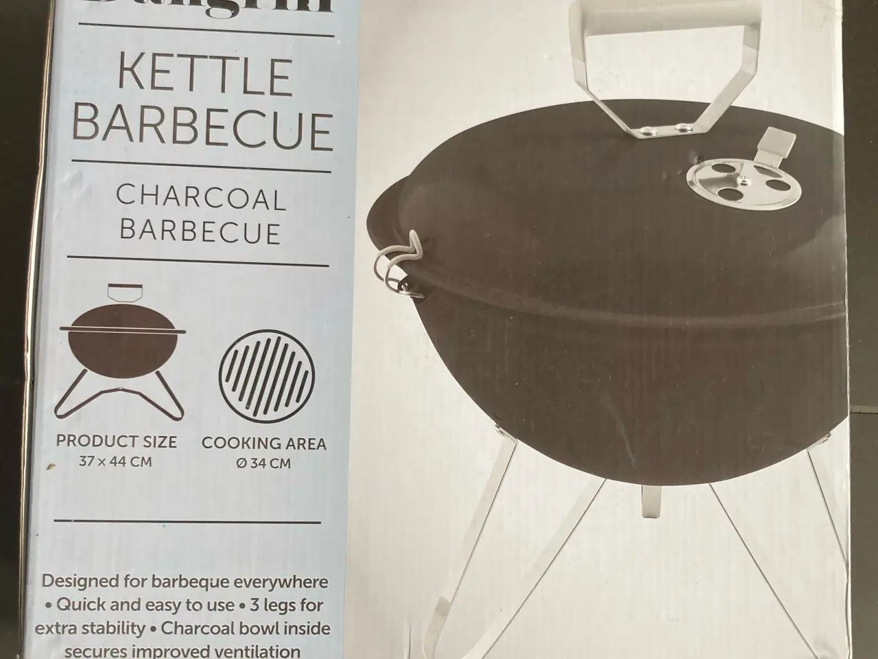 Billede 1 - Dangrill Ø34 cm - HELT NY/ ubrugt 