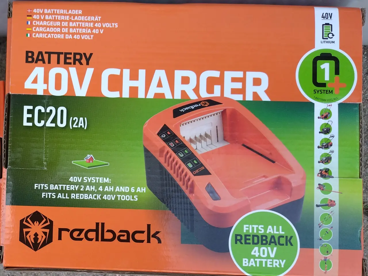 Billede 1 - Redback 40V lader