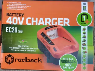 Redback 40V lader