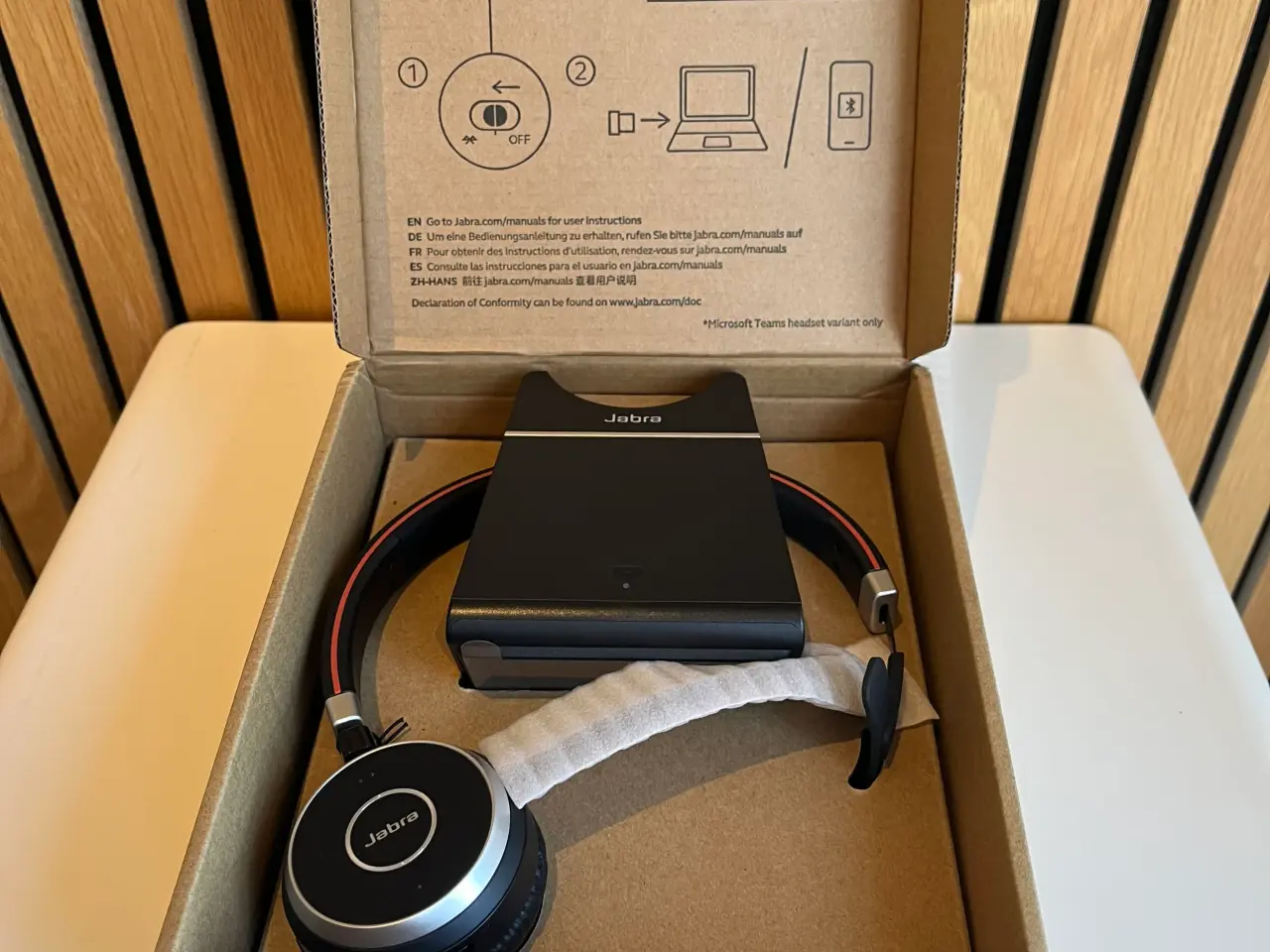 Billede 3 - Jabra Evolve 65 headset trådløs