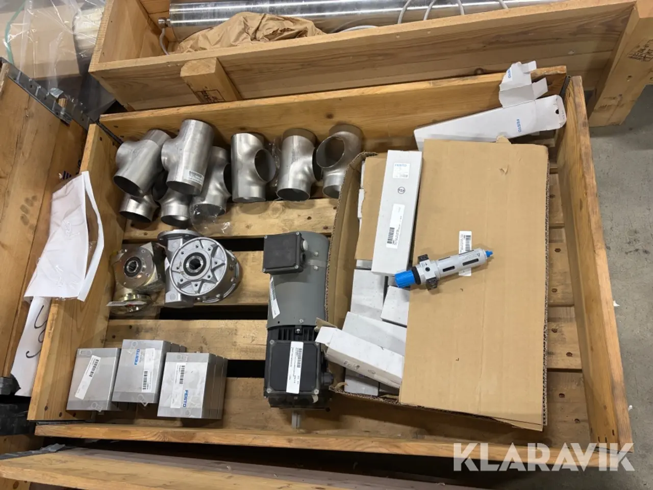 Billede 6 - Tromlemotor, el motor og filtertryg regulator 1 styk Palle + en kasse