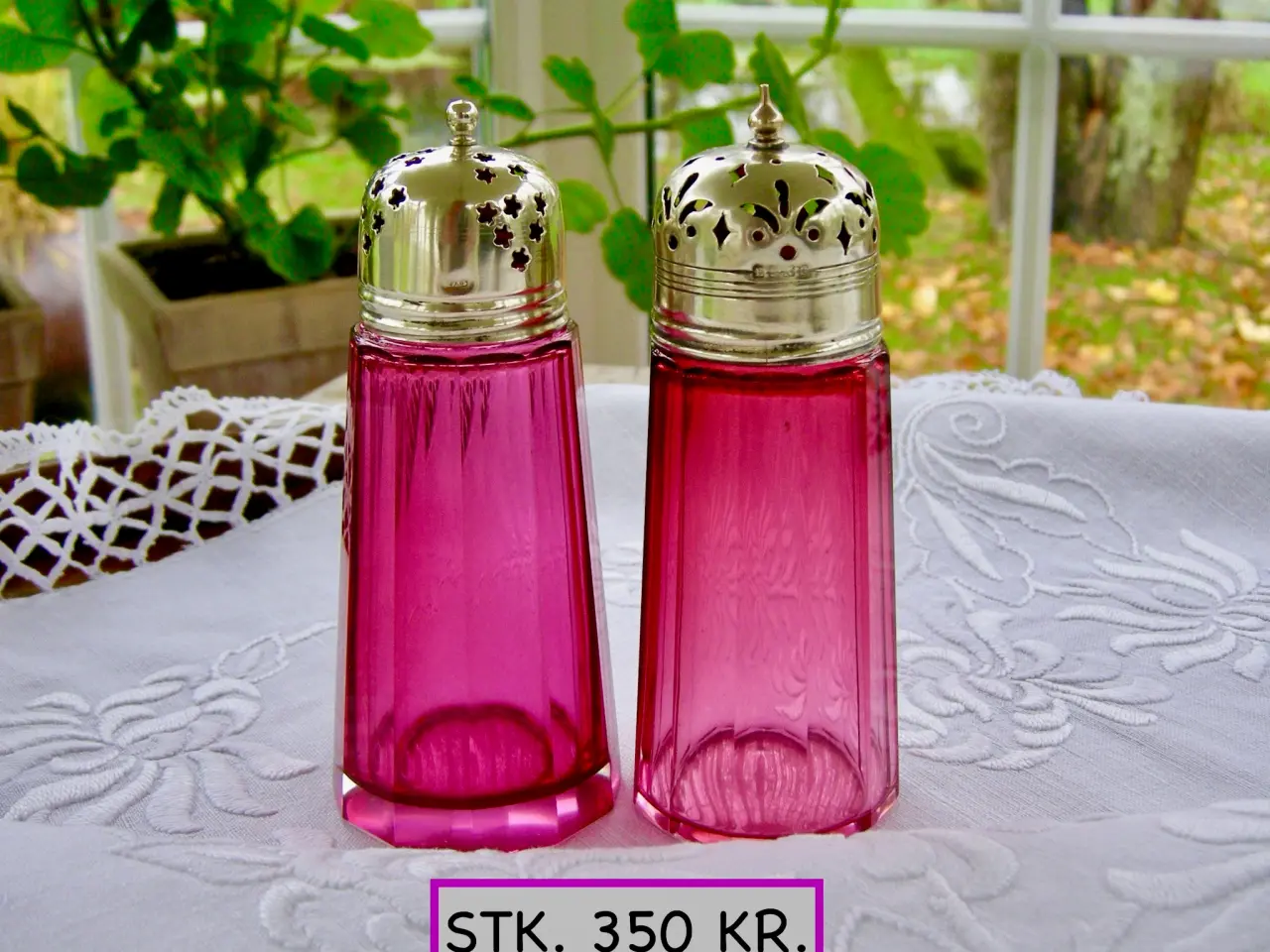 Billede 1 - STRØDÅSER - ANTIKKE CRANBERRYGLASS - SØLLÅG