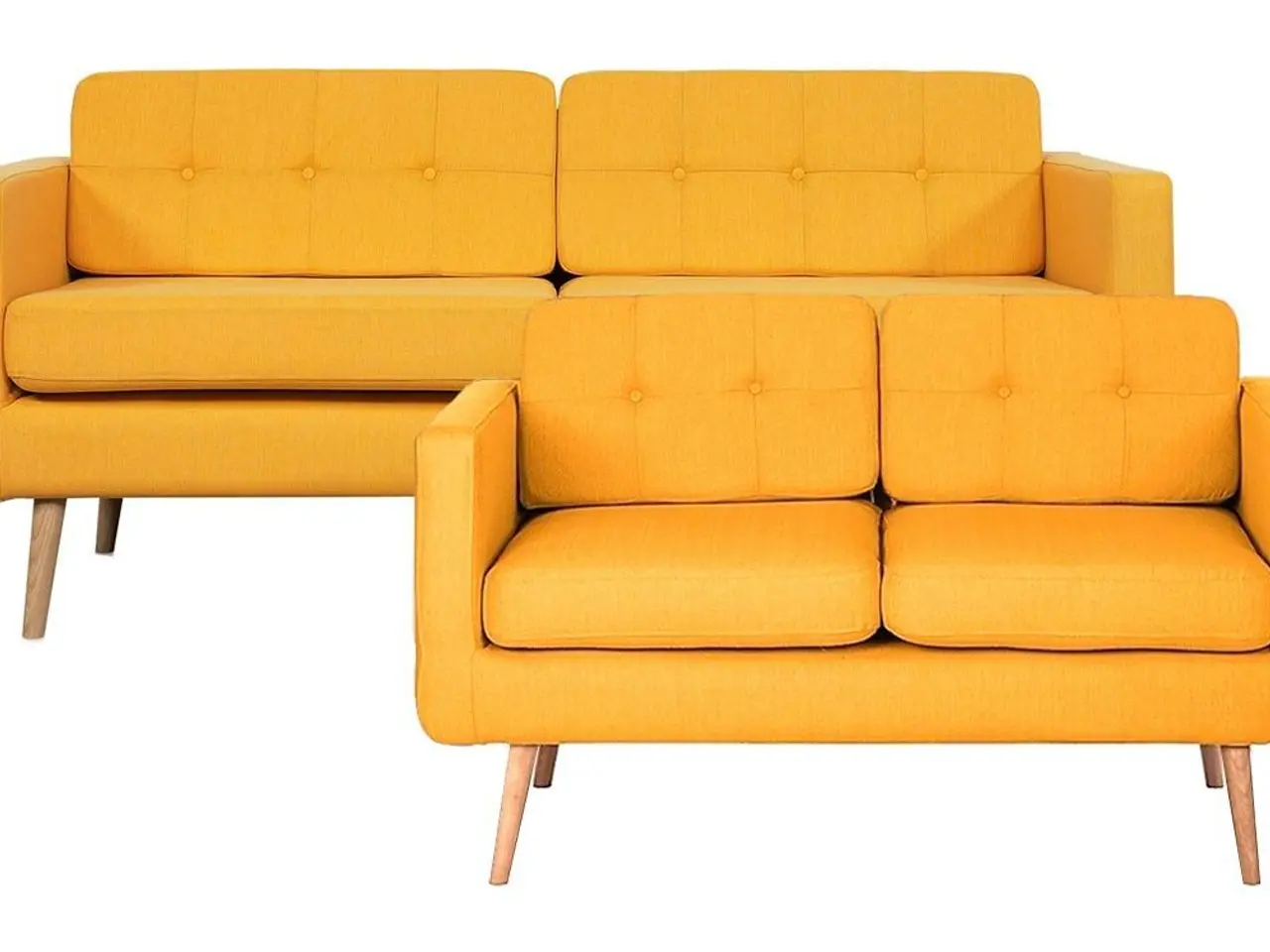 Billede 1 - Novelty sofasæt 3+2 pers. - gul Inari 41