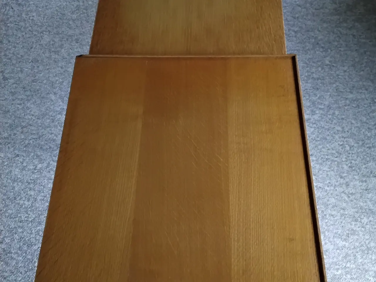 Billede 7 - Retro skrivemaskinebord / rullebord dobbelt udtræk