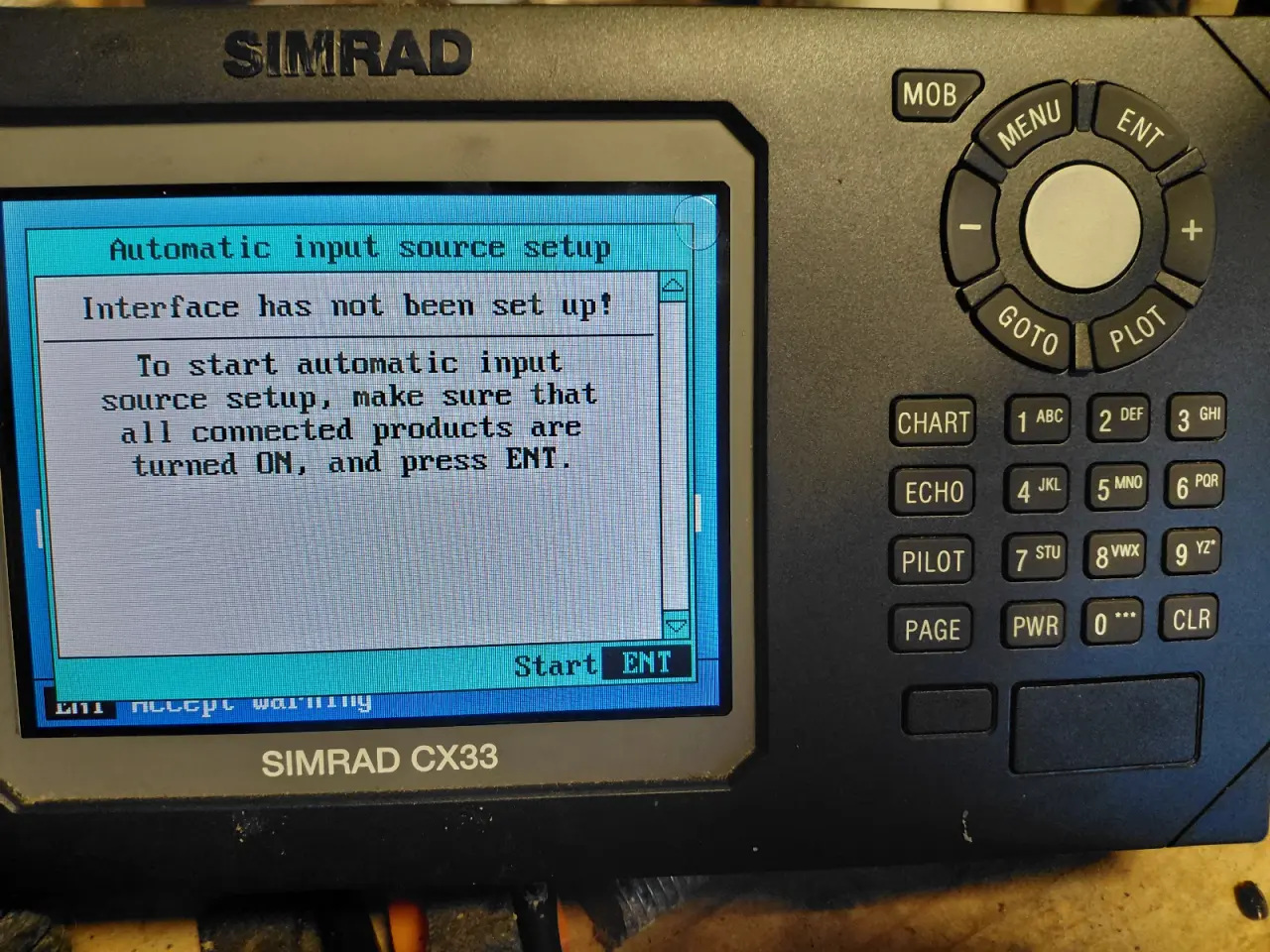 Billede 2 - SIMRAD CPI31/CX33 Kortplotter