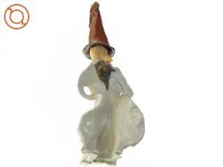 Vintage gammel keramik nisse skulptur (str. 30 cm)