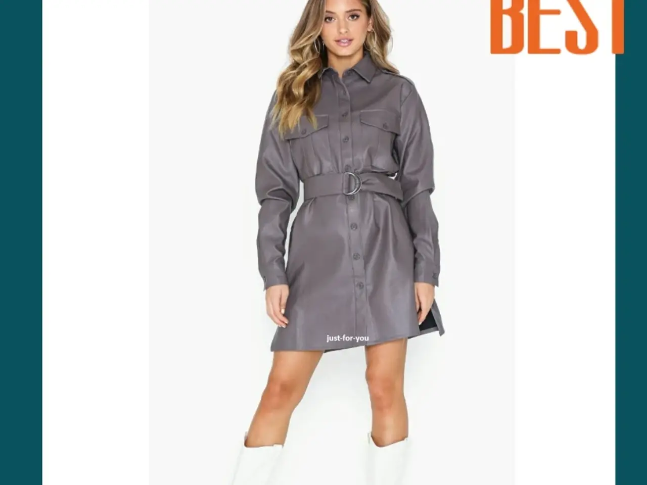 Billede 3 - Tilbud: Oversize Pu Dress !