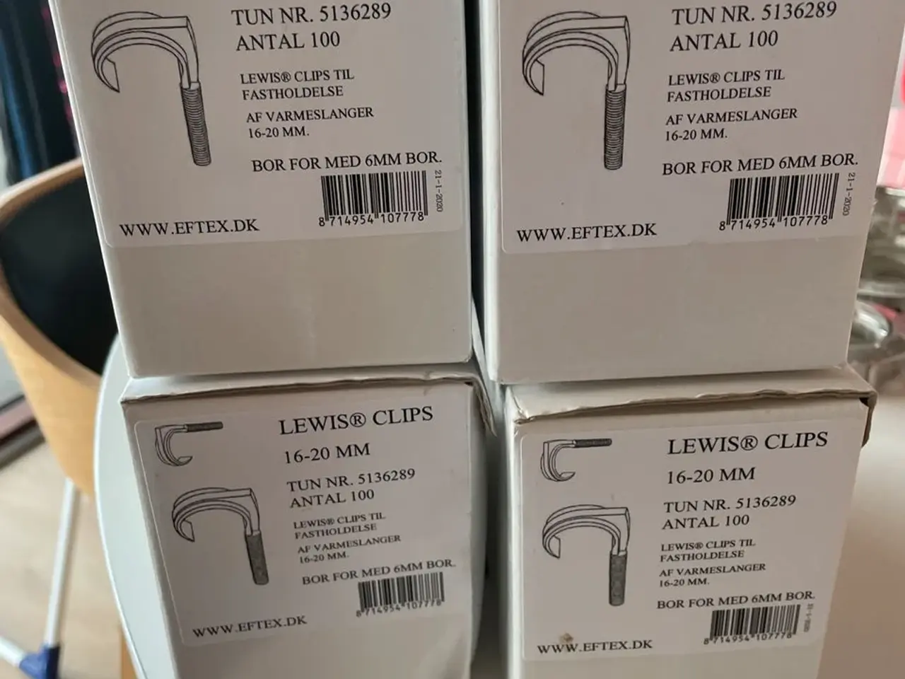 Billede 1 - Lewis Clips 16-20 mm fastholdelse af varme slanger